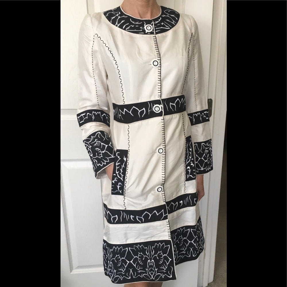 Silk Embroidered Dress/Jacket